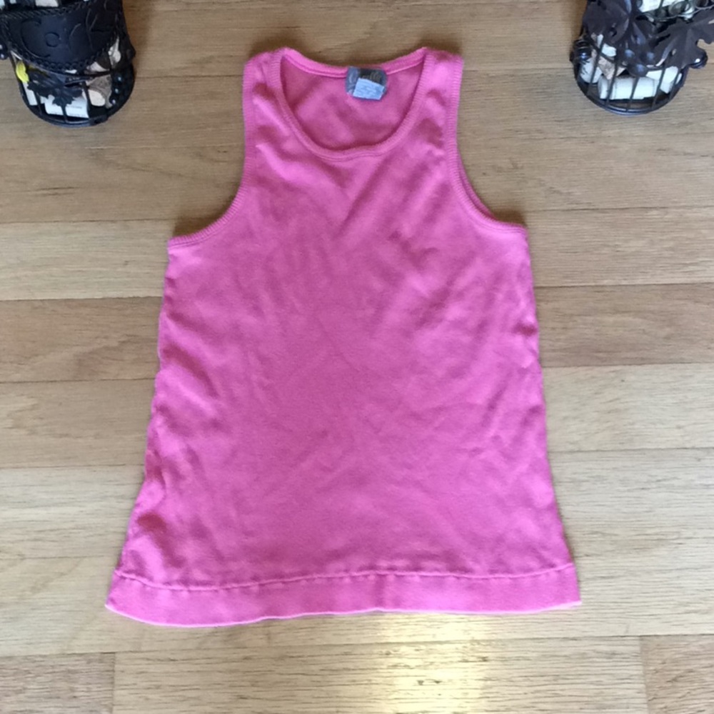 0Clovelly 100% cotton tank size medium, salmon